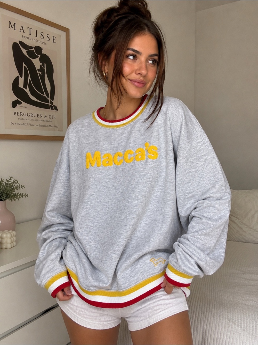 Peter Alexander x McDonald’s Macca’s Crewneck Sweatshirt Gray Small